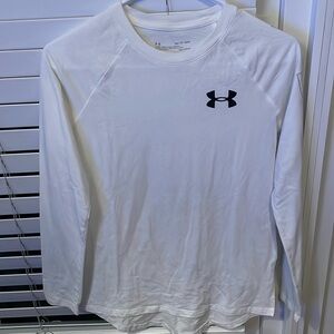Under Armour White Shirt Long-sleeve